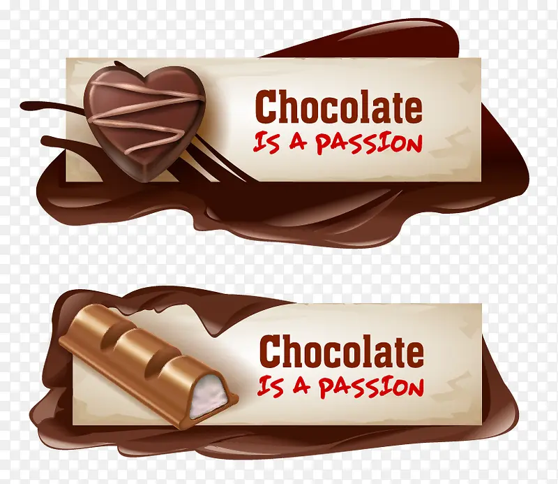 巧克力促销标签