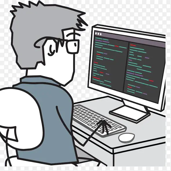 程序员代码卡通PNG图片素材下载_图片编号8747861-PNG素材网
