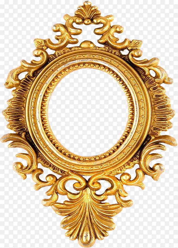 金色铜镜