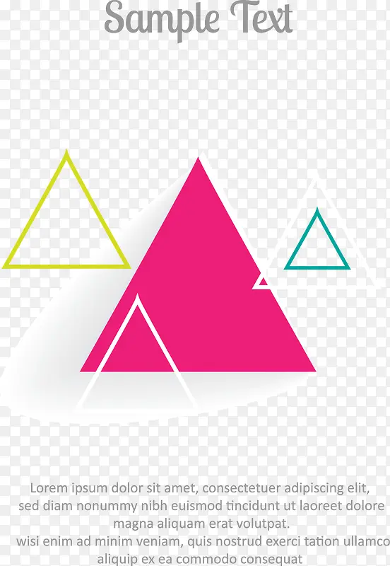 漂浮三角形和三角形框架