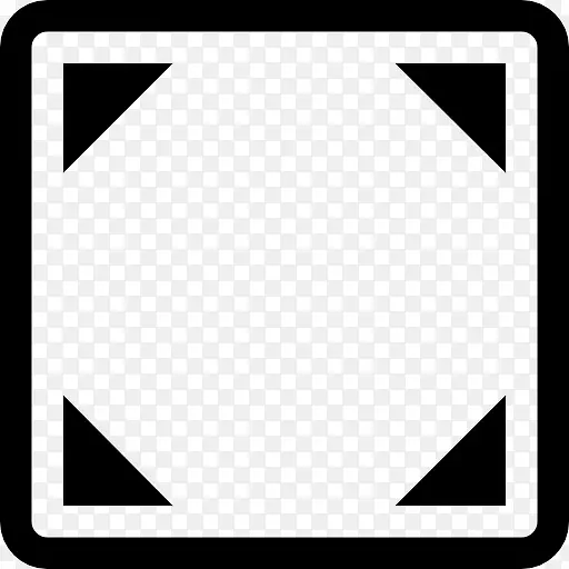 架方形符号三角形角图标