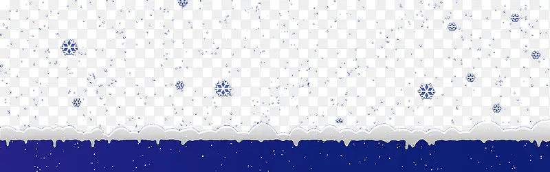 简单的手绘雪景