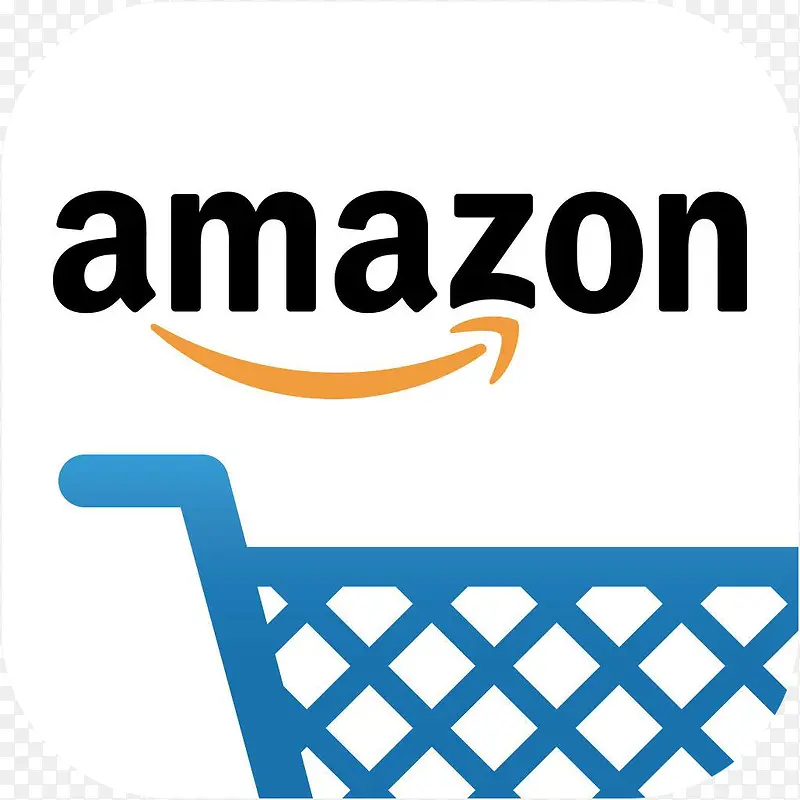 手机亚马逊购物应用图标logo