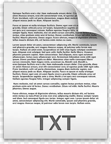 txt文档图标