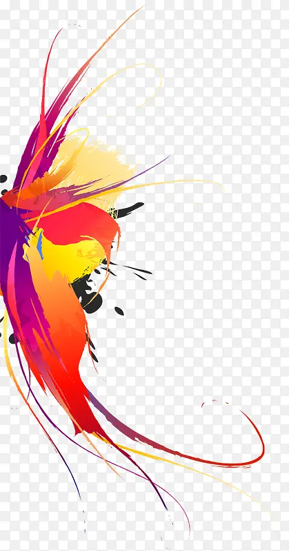 矢量潮流花纹