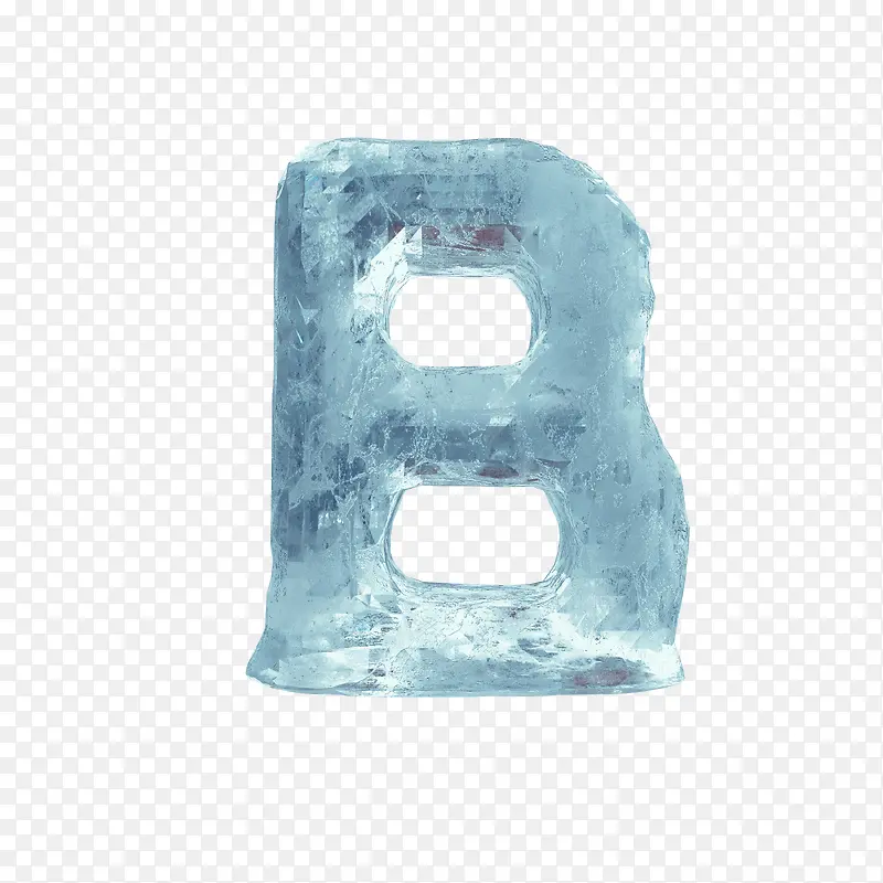 蓝色冰块B