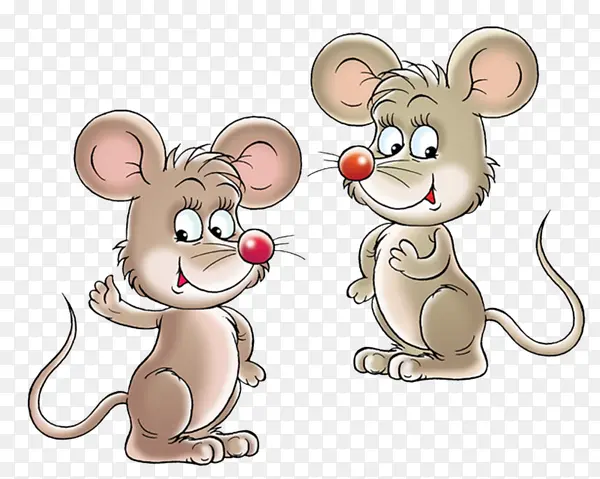两只卡通老鼠