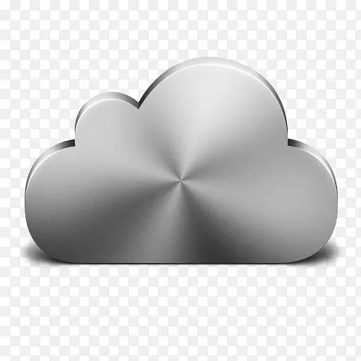 cloud icon plain silver