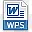 文件扩展名wps图标