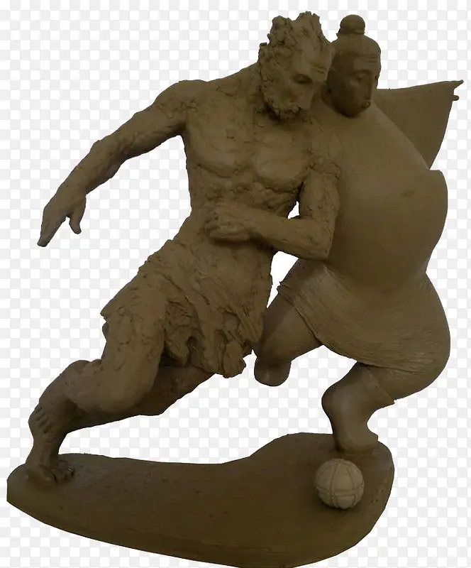 中国雕塑蹴鞠