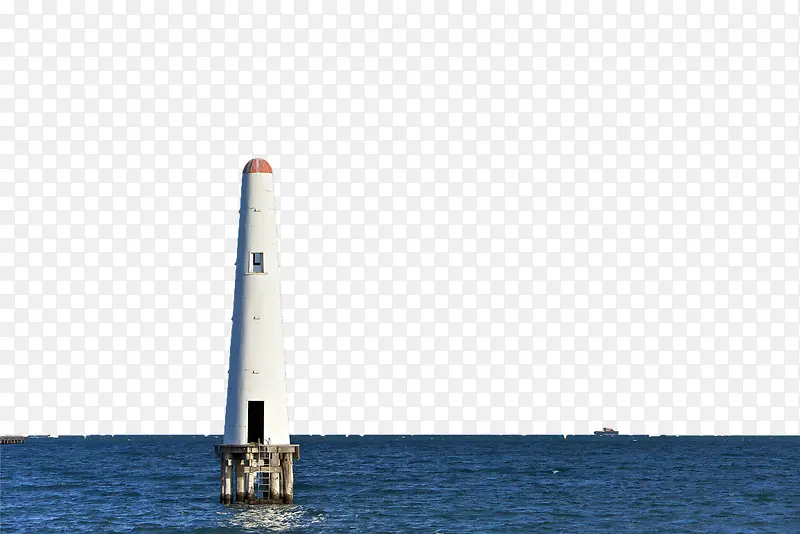 海面上的信号灯塔