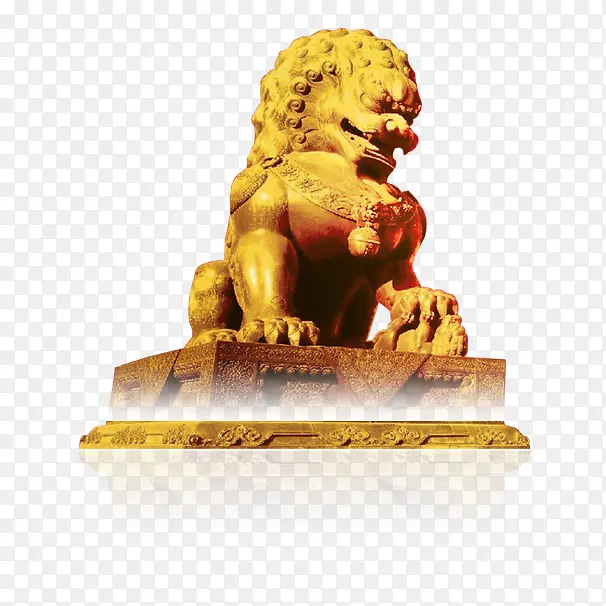 金色石狮子PNG图片素材下载_图片编号8775295-PNG素材网