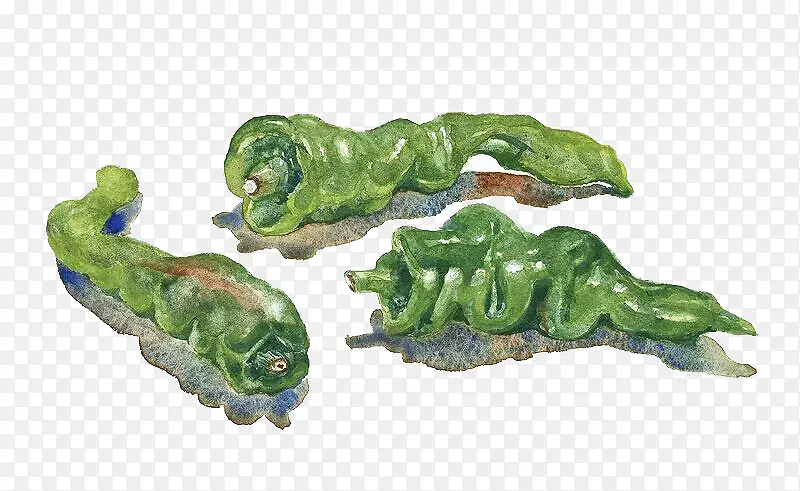 手绘青椒图片素材