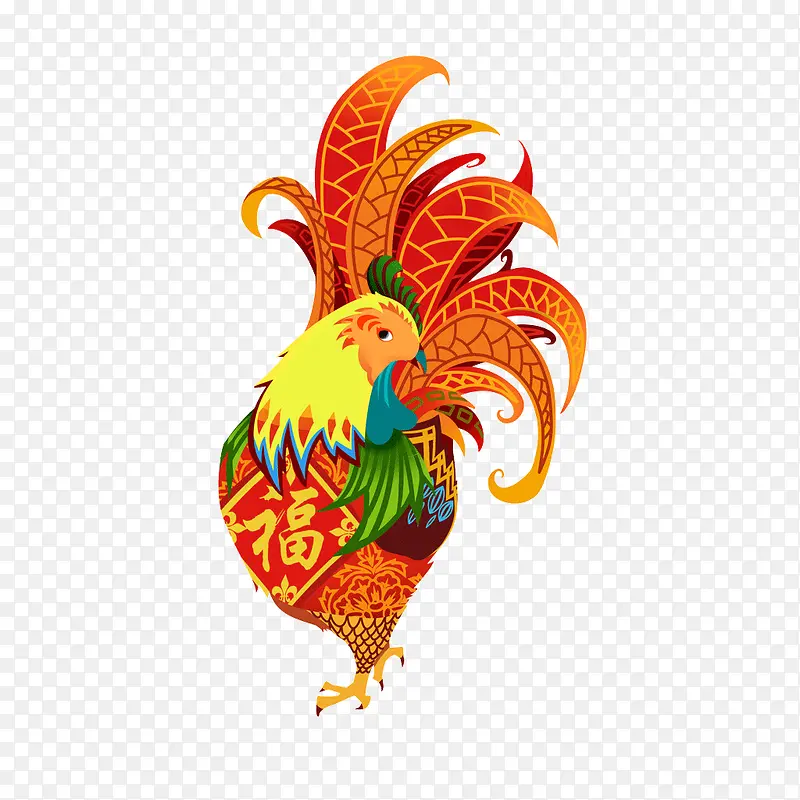吉祥鸡形象PNG图片素材下载_图片编号8779990-PNG素材网