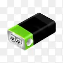 绿色电池Electric-icon-set