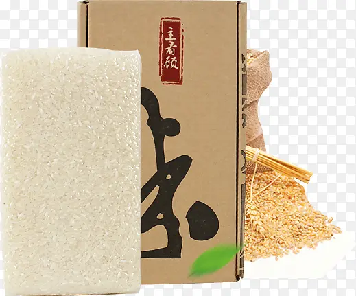 纸盒包装大米