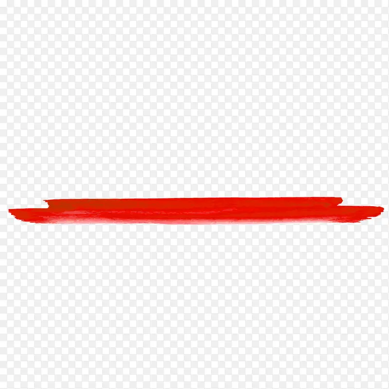 矢量水墨分割线红色双层