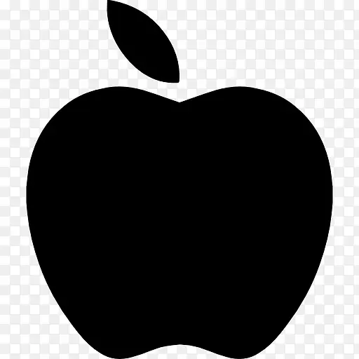 苹果黑果形图标