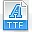 ttf字体文件图标