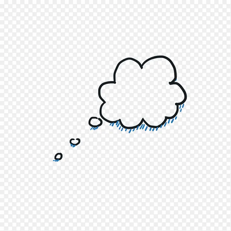 云型思考气泡