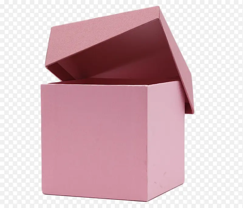 粉色实物礼物箱