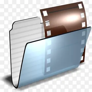 电影文件夹三维苹果文件夹图标