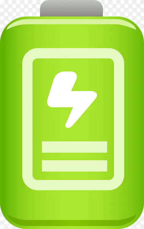 绿色量电池素材图