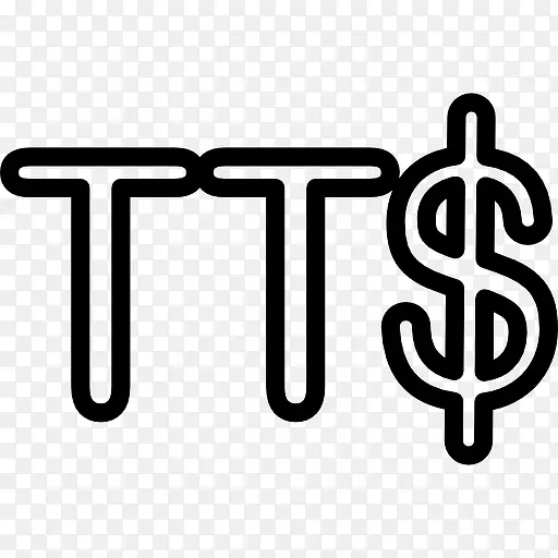特立尼达和多巴哥的美元货币符号图标
