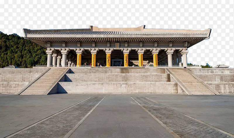 黄帝陵大殿建筑图