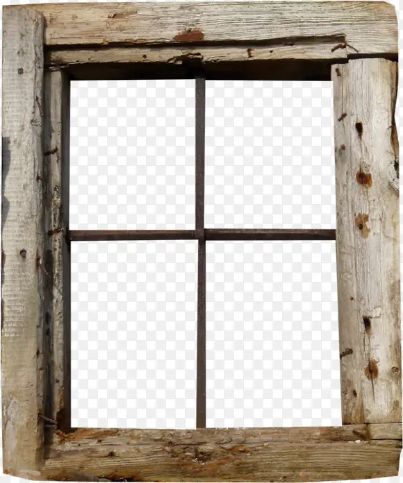陈旧窗户