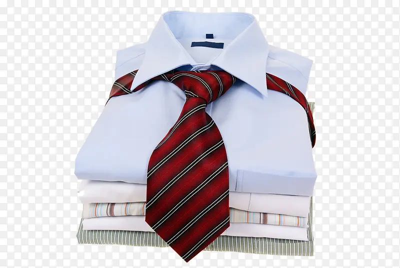 衬衫上的领带