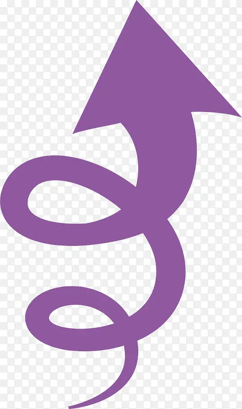 紫色创意矢量箭头