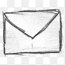 邮件信封消息电子邮件信手绘