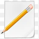 编辑文件纸笔写写作文件画铅笔油
