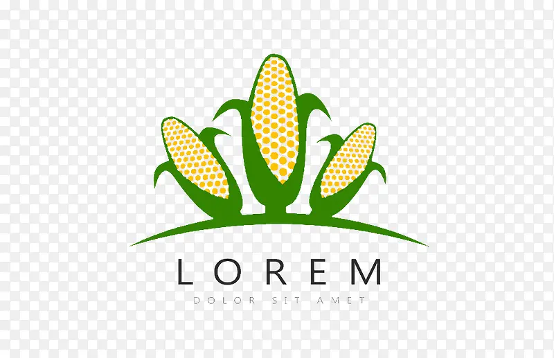 卡通玉米logo设计