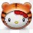 hello kitty tiger icon