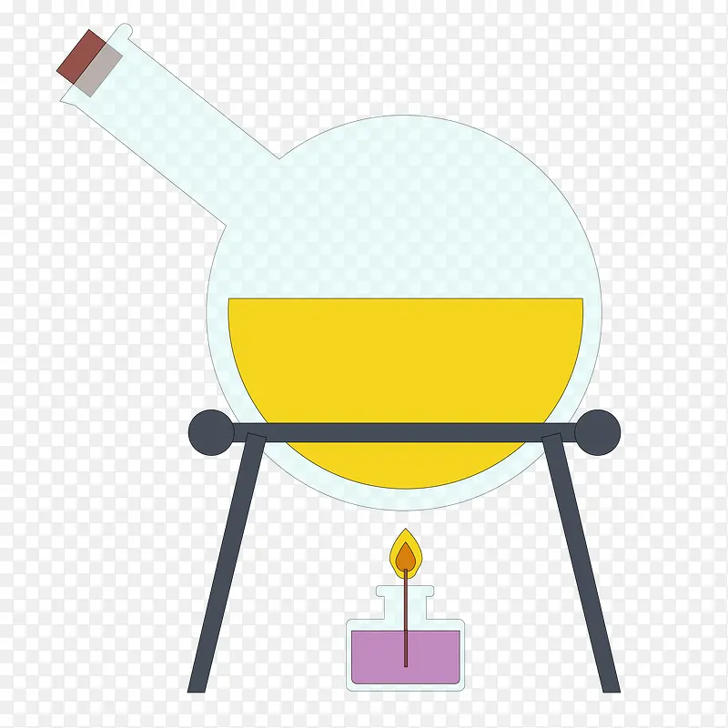 酒精灯和化学实验物品