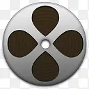Chakram苹果风格电脑图标电影胶卷带