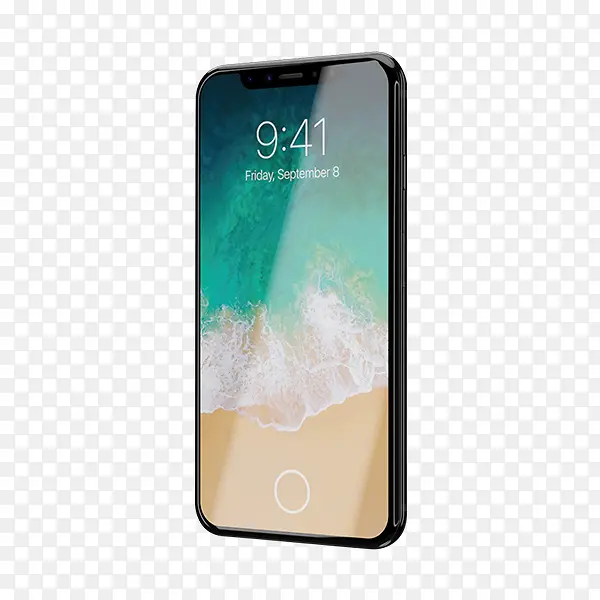 黑色iPhone8侧面