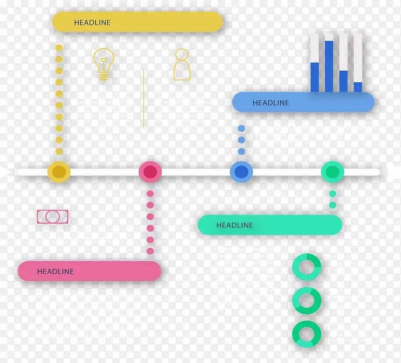 时间轴信息图表