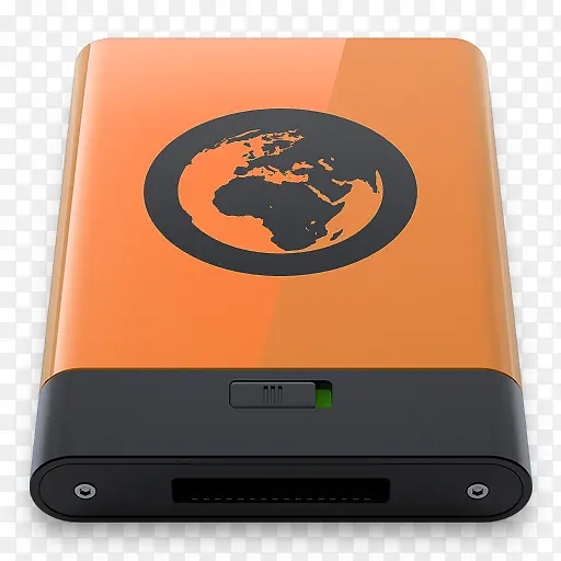 橙色服务器B的图标
