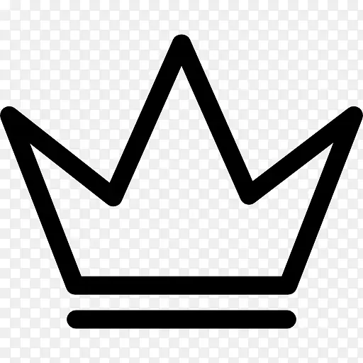 皇冠的轮廓为王子图标
