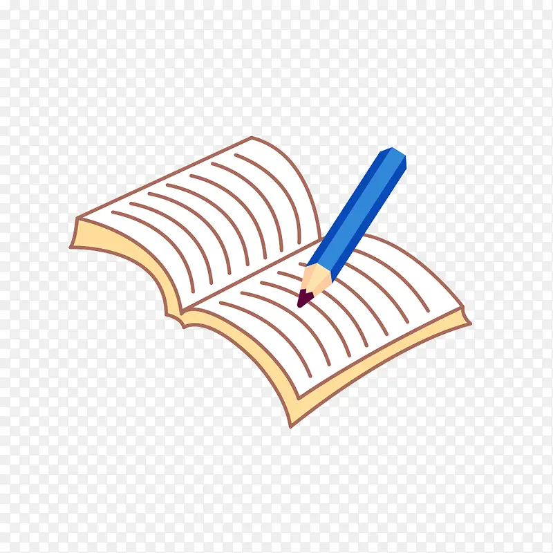 学生本子和铅笔PNG图片素材下载_图片编号8829558-PNG素材网