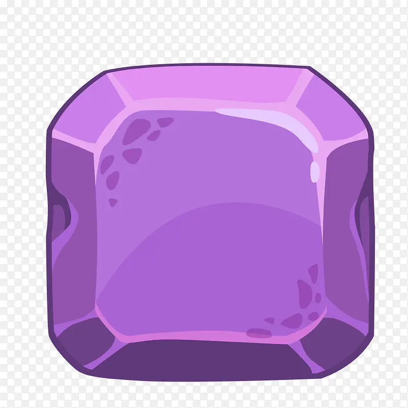 紫色方形按钮