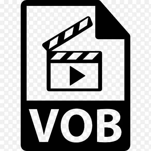 VOB文件格式符号图标