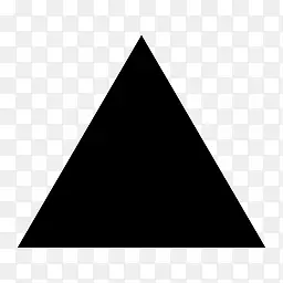 形状三角形等边三角形Black