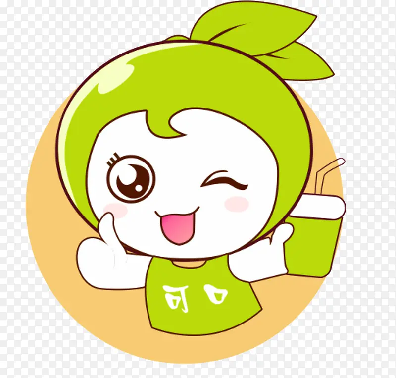 可口奶茶logo