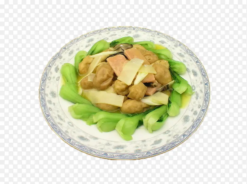 小炒肉丸青菜
