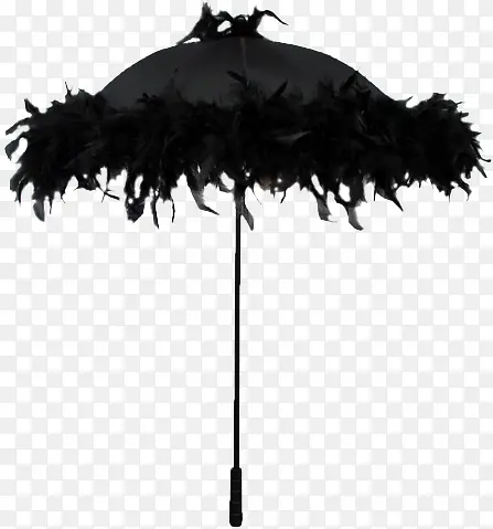 黑色的雨伞