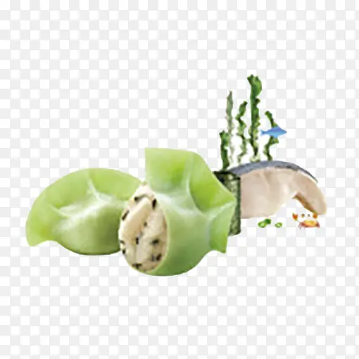 绿色维生素饺子